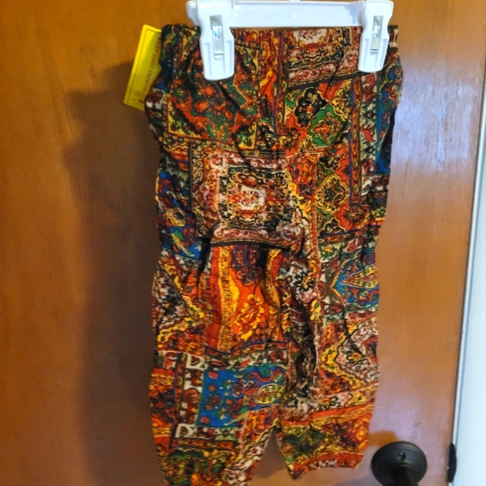Shein Colorful Patterned Toddler Pants NWT - Picture 2 of 2